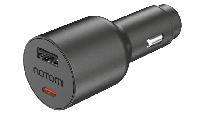Ładowarka samochodowa Notomi 65 W z portami USB-C i USB-A